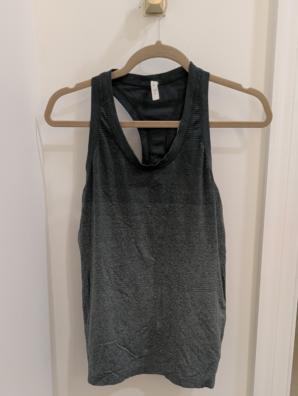 Athleta Charcoal Gray Racerback Tank